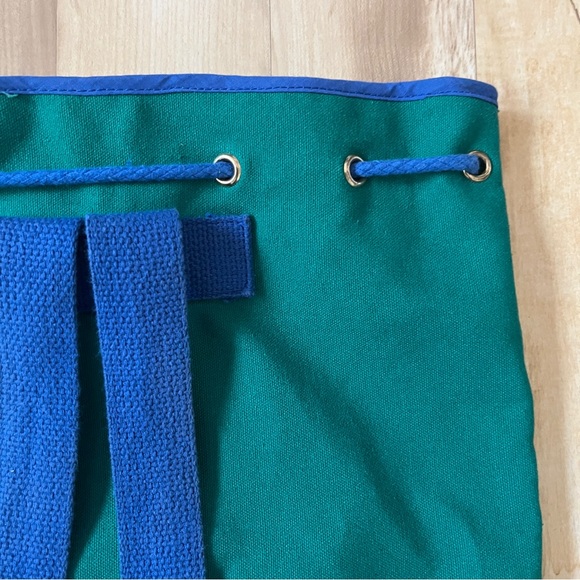 Vintage NFL Pro Bowl Hawaii 1996‎ Bucket Bag Backpack Football Fan Green Canvas - Picture 11 of 12